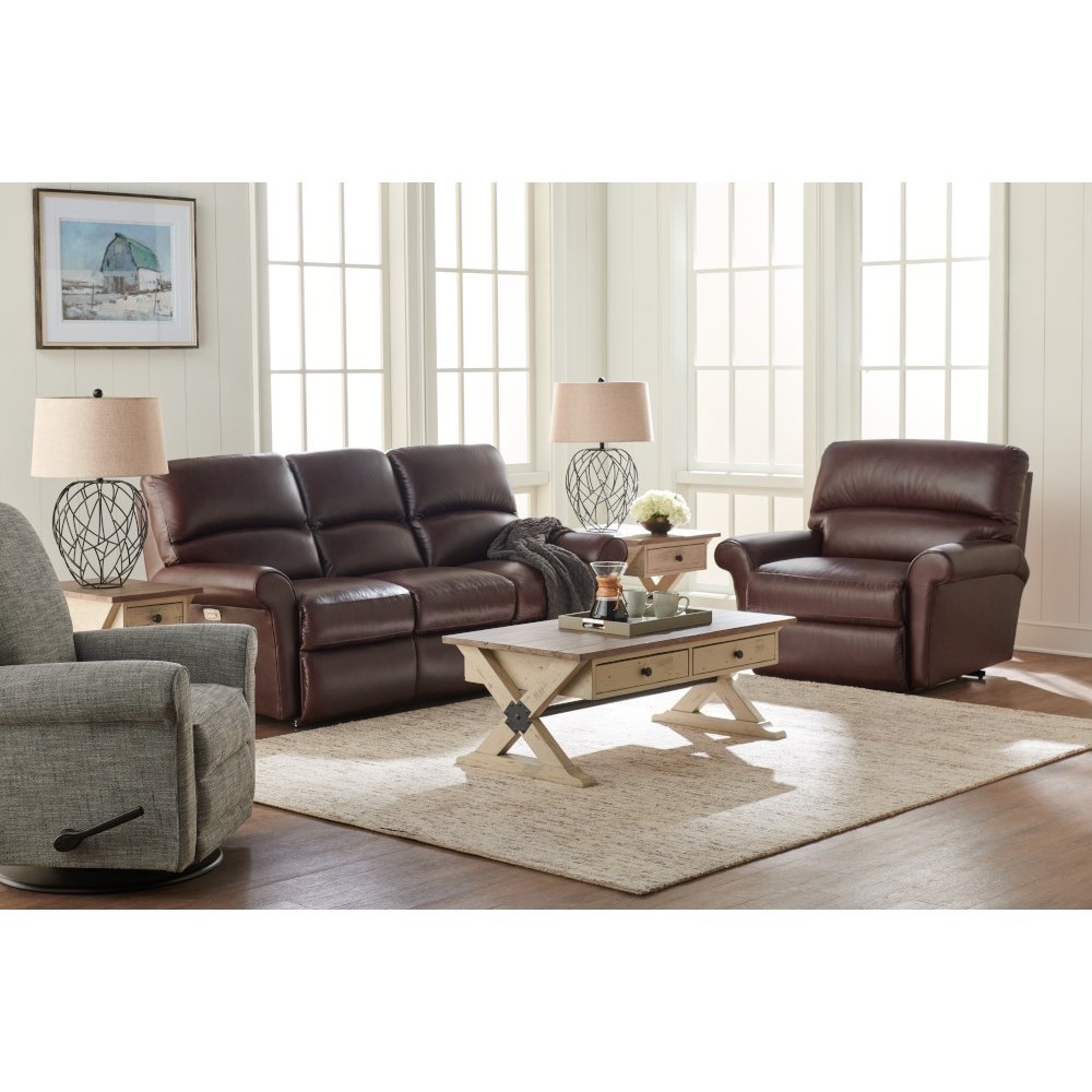 LaZBoy Robin Casual Power Reclining Sofa with USB Ports Conlin's